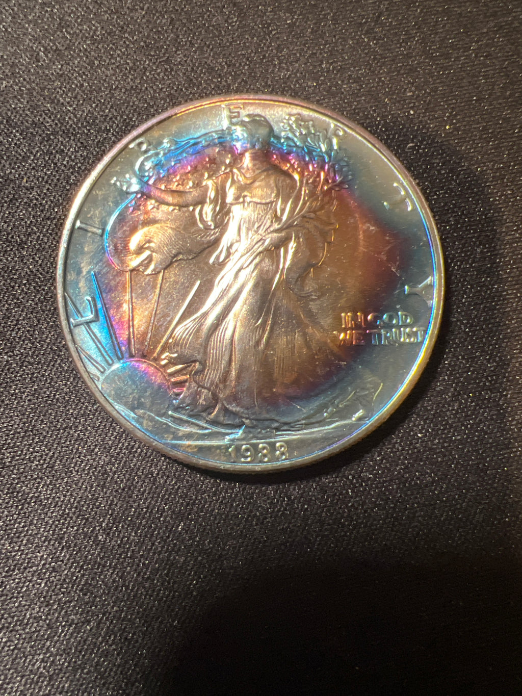 1988 Silver Eagle TONER !!