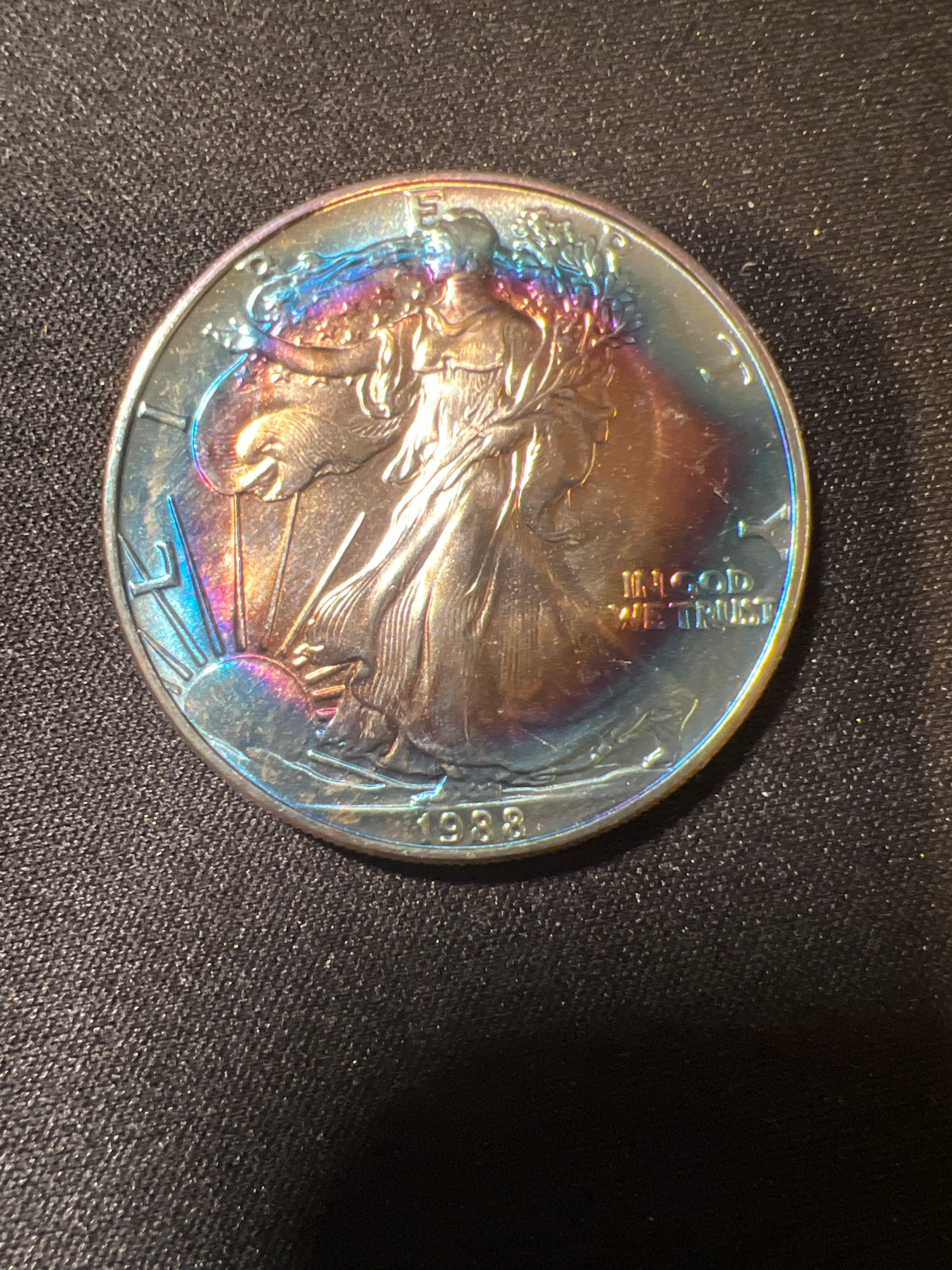 1988 Silver Eagle TONER !!