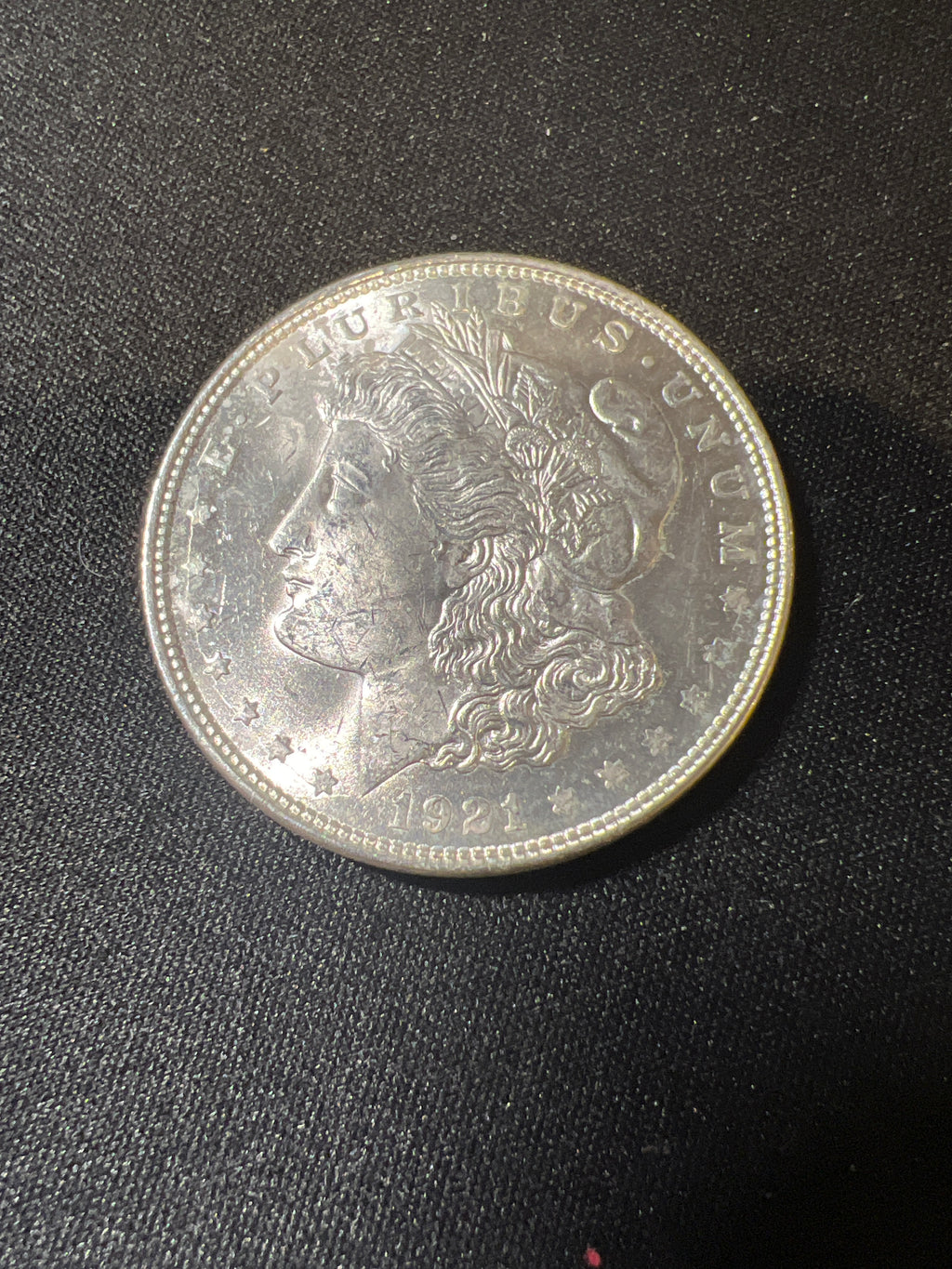 1921 Morgan Silver Dollar BU