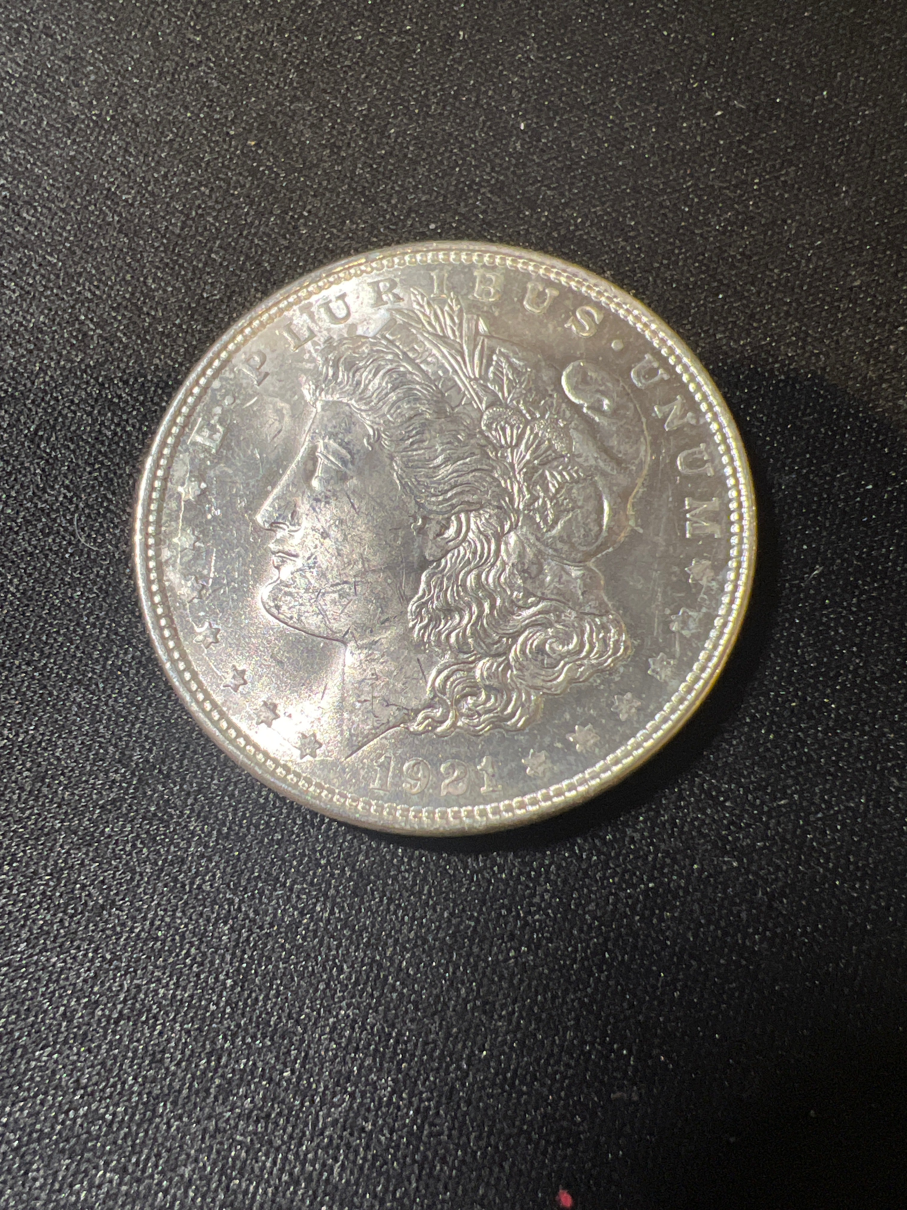 1921 Morgan Silver Dollar BU