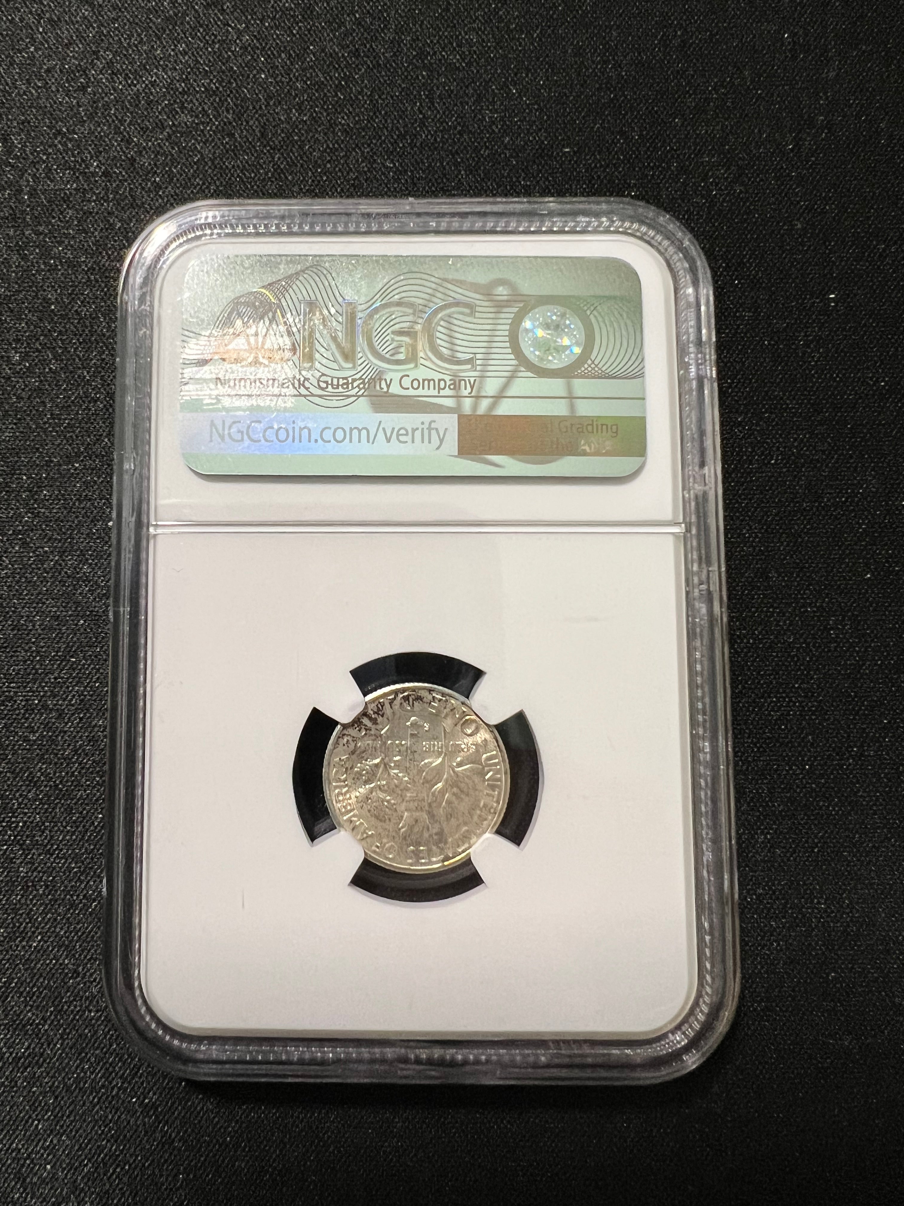 1953 S 10c MS67 Roosevelt Dime
